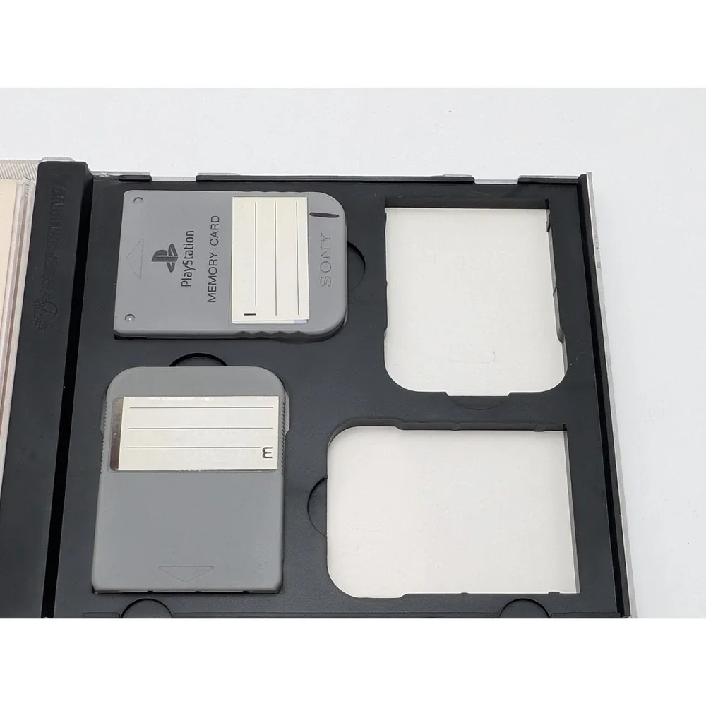 1994 Sony Playstation 1 - PS1 Official OEM Memory Card With Case Gray